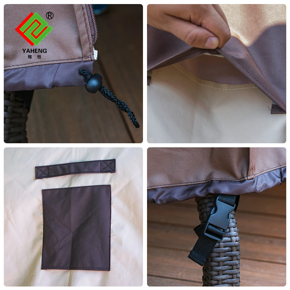 YAHENG Customized Waterproof UV Proof Outdoor Furniture cover Waterproof Swing Cover, 2 / 3 Seater Patio Swing Furniture Cover
