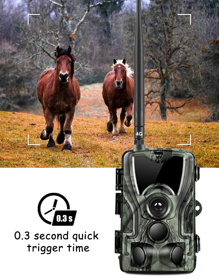 2023 hot sale HC801LTE Willfine  MMS GSM 4G LTE cellular hunting camera 20MP wireless sim trail camera