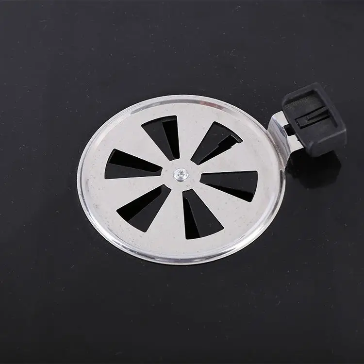 Black 22 inch garden kettle outdoor charcoal barbecue bbq grill