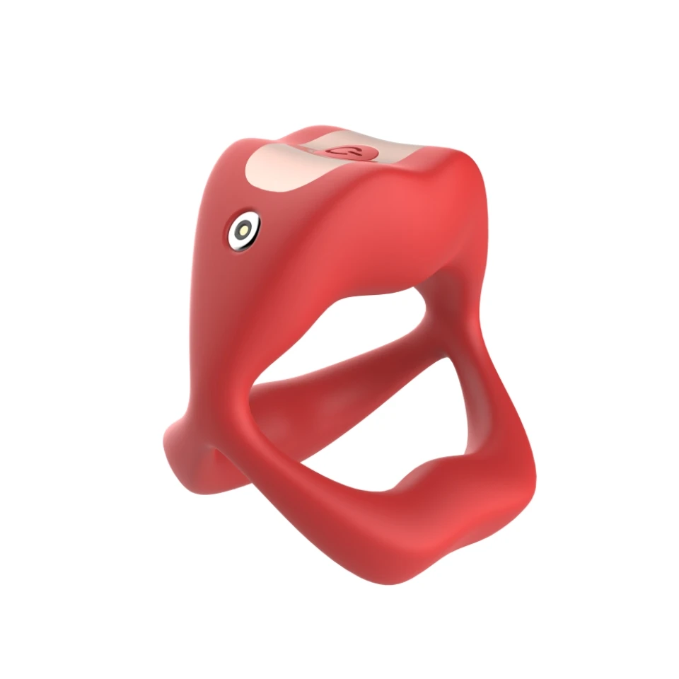 Wholesale Adult Toys Time Delay Vibrating Vibrator 10 Speeds Cock Ring Silicone Sex Toys Quiet Usb Charged Penis Rings