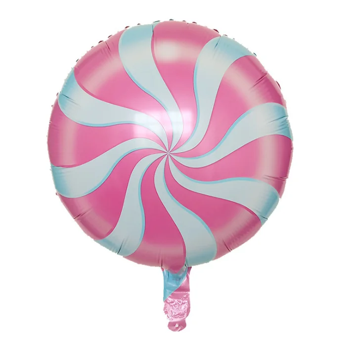 18 inch Windmill lollipop shape Aluminum foil balloon birthday party decorate Round lollipop balloon children toys wholesale