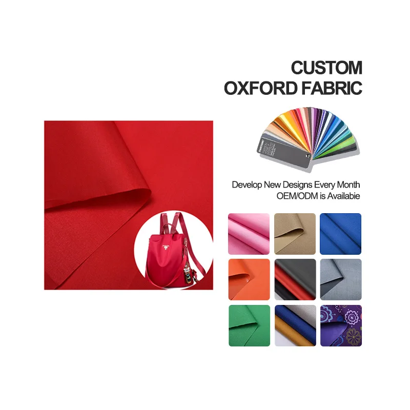 Factory Shop 420d 100% Polyester Oxford Fabric Pu Coated Bag Use