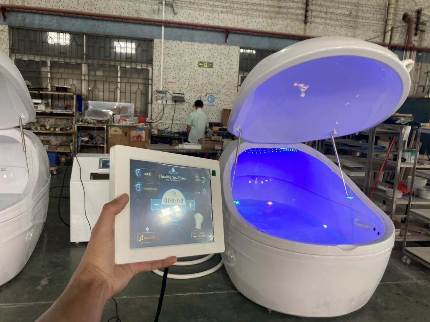 big blue factory espom salt zero gravity sensory deprivation isolation floating therapy healthy detox relax tank for personal