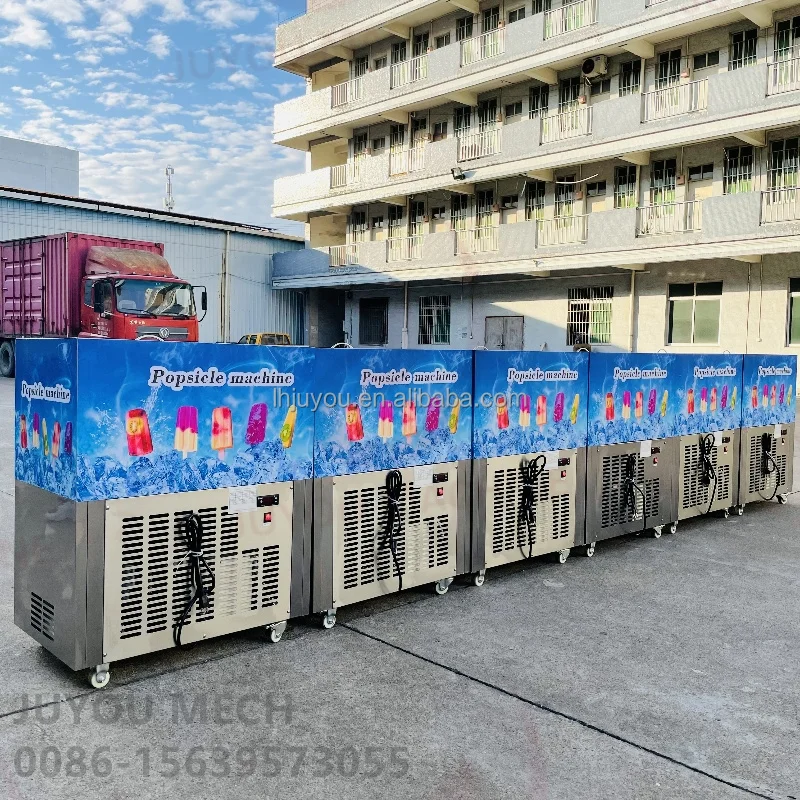 JUYOU commercial automatic electric popsicle filling sealing ice lollipop popsicle machine Stick Ice Cream Making Machine