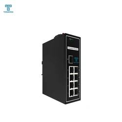 8 x 10 100Mbps Ethernet PoE Port 1 x 100Mbps SFP Port Industrial Ethernet PoE Switch