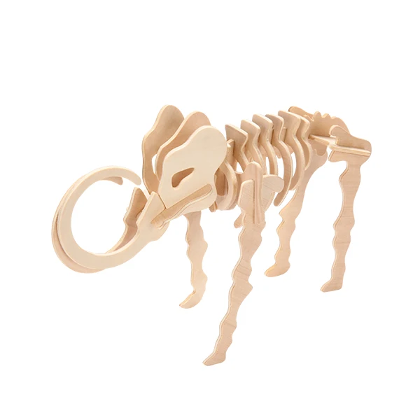 Wooden Kids Toy 3D Jigsaw Cartoon dinosaur Car Puzzles For Children Baby Educational Learning Toys