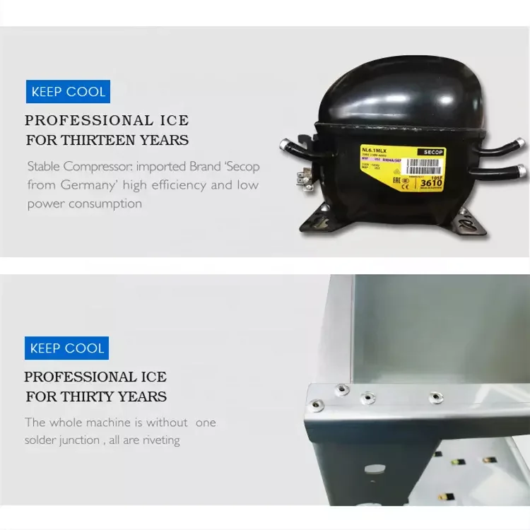 25kg Bullet Ice Maker Machine, Professional Ice Making Machine  JSK-25C
