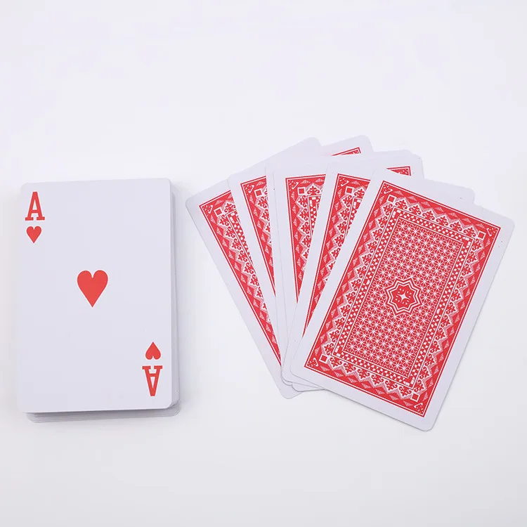 Hot - selling waterproof plastic playing cards custom  poker cards