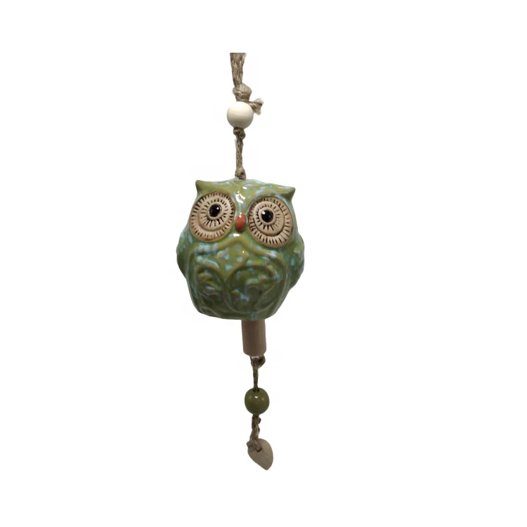 wholesale ceramic bell wind chime Garden and home supplies small decorations