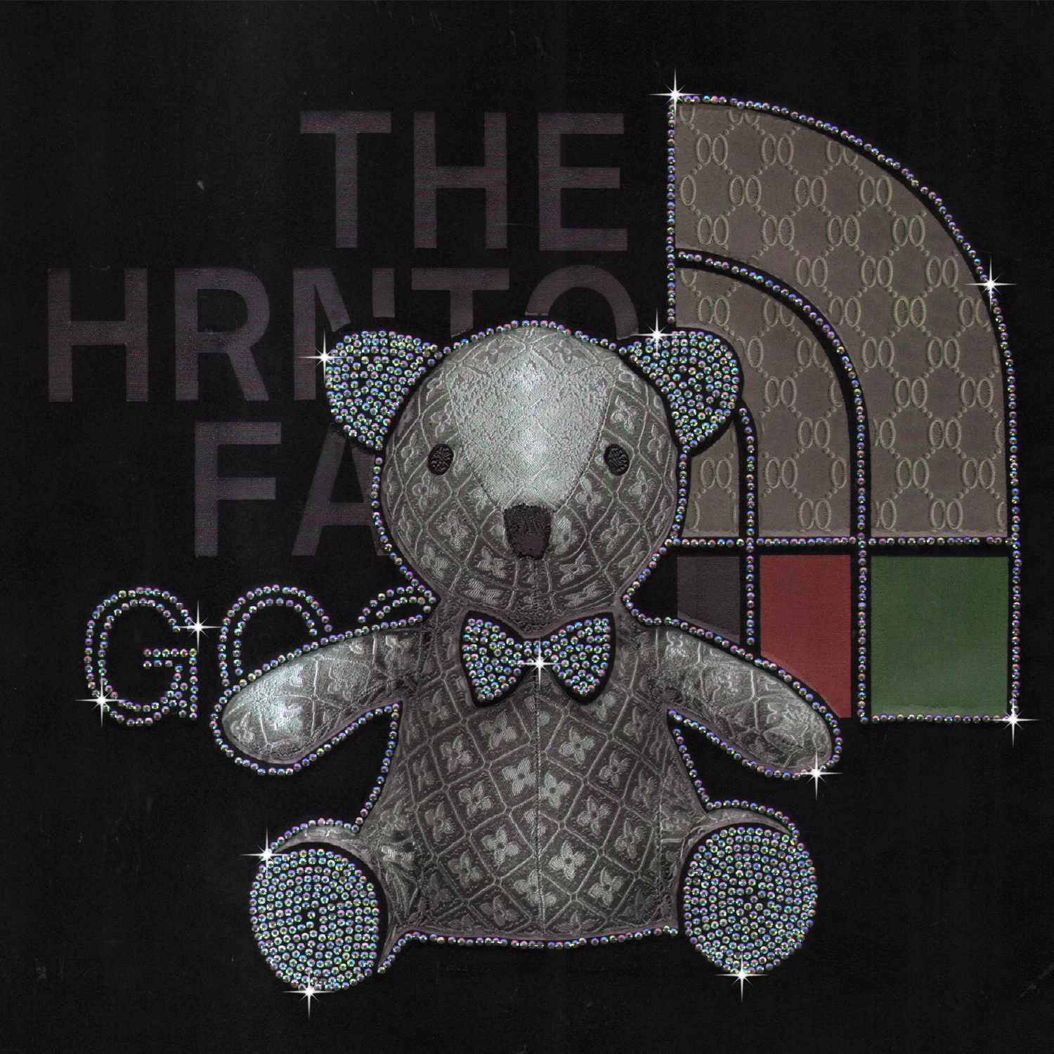 Customized hot fix Rhinestone motif Hot fix Rhinestone Transfer Pattern Wholesale  hot fix motif New style for clothing