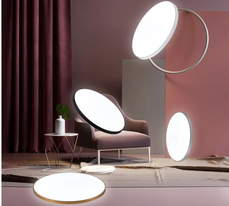 5 Years Warranty Modern Ultra Thin Motion Sensor Lamps Decorative Lighting Fixtures For Living Room Tri-proof LED Ceiling Lights