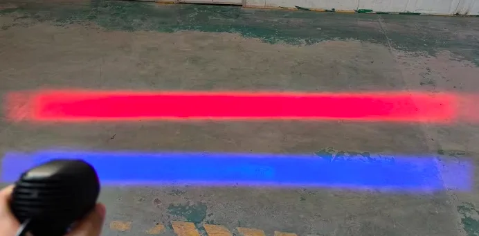 General Lift Trucks IP67 Waterproof Red Blue LED Line Beam Caution Light Stripe Lamp For Factory Safety
