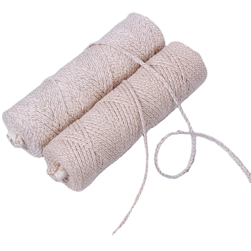 150g HTP cotton wick roll with paper inside  35ply 40 ply 45ply Eco Cotton Wick Roll for Candle Making