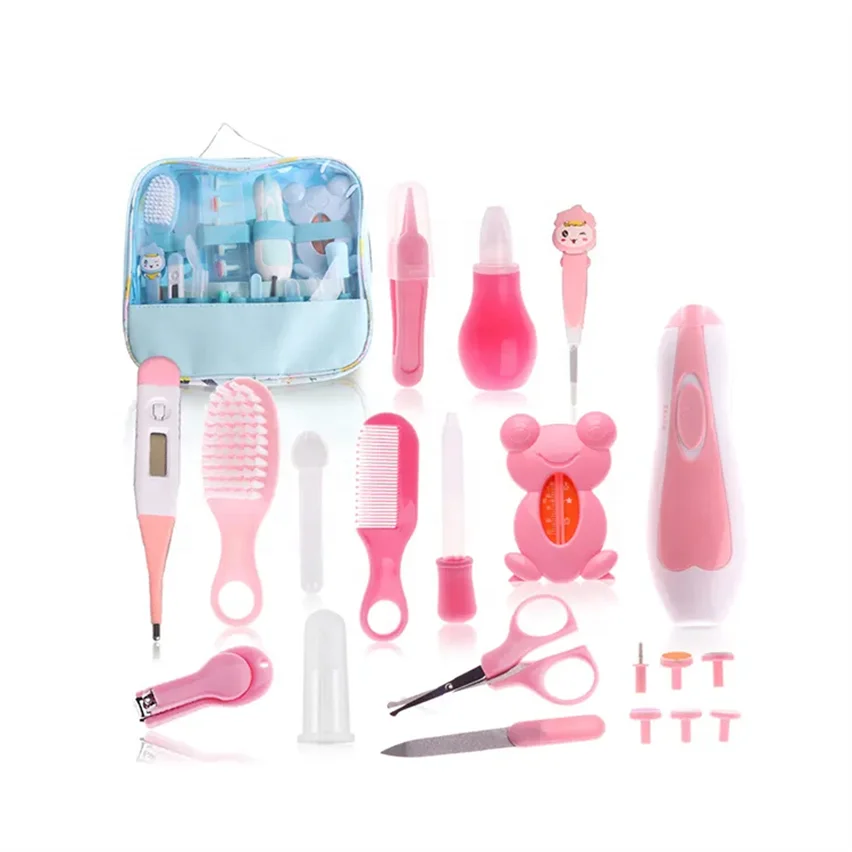 21.pcs Baby Healthcare and Grooming Kit, Nail Hair Health Care Thermometer Grooming Brush