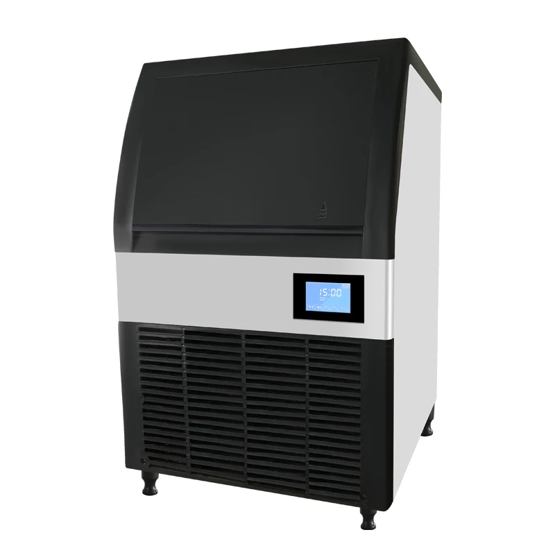 Stainless Steel Small Square Ice Block Machine 25kg Daily Capacity Commercial Spray Style Ice Block Making Machine