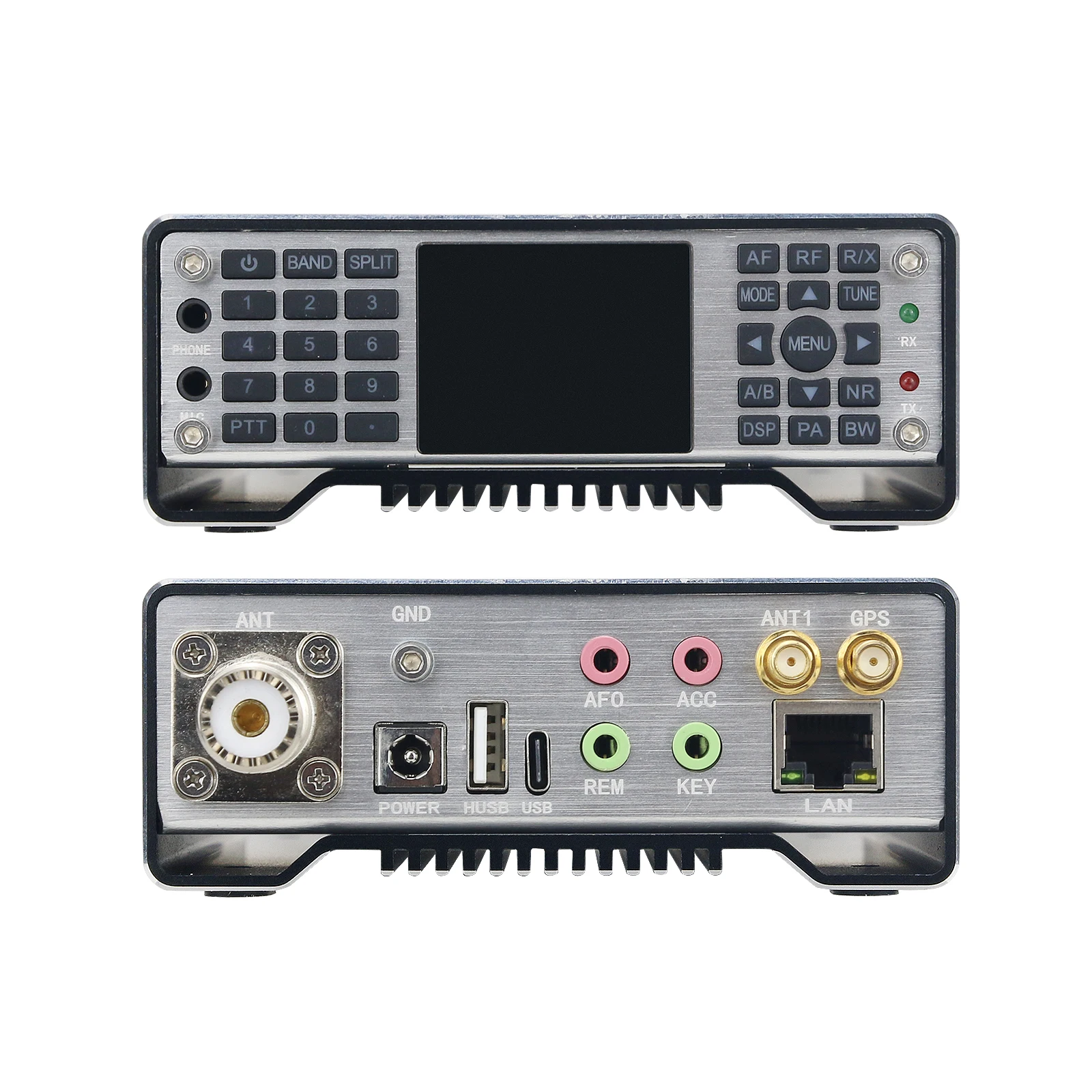 HamGeek Q900 SDR радио третьего поколения 300 кГц-1 6 ГГц трансивер с компасом GPS