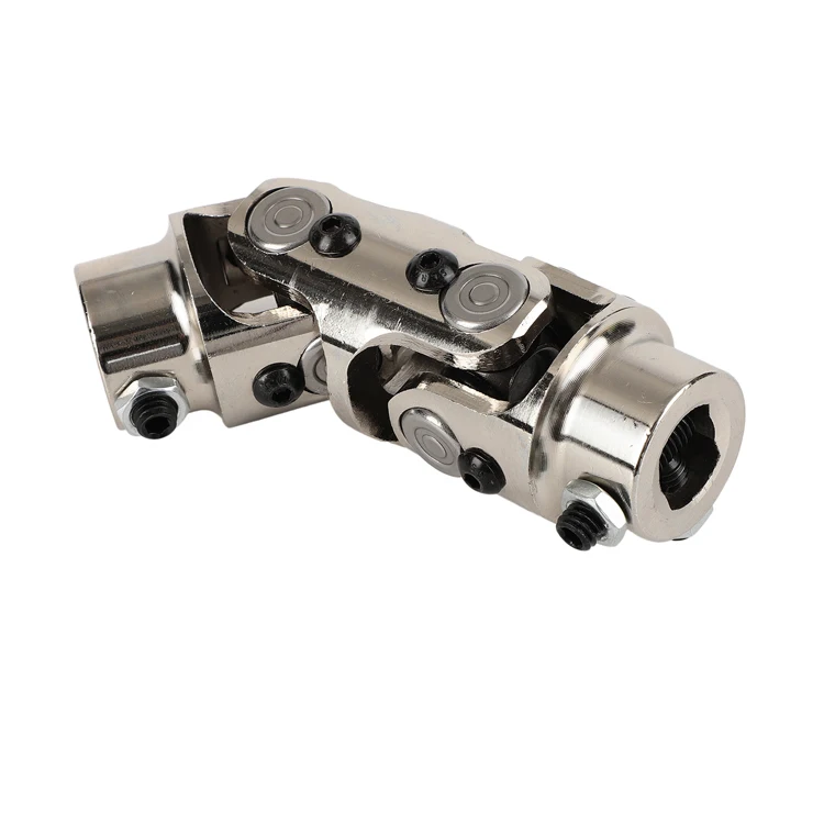 Chrome plated Auto Steel Steering Universal Joint Double DD Uni-joint Coupling