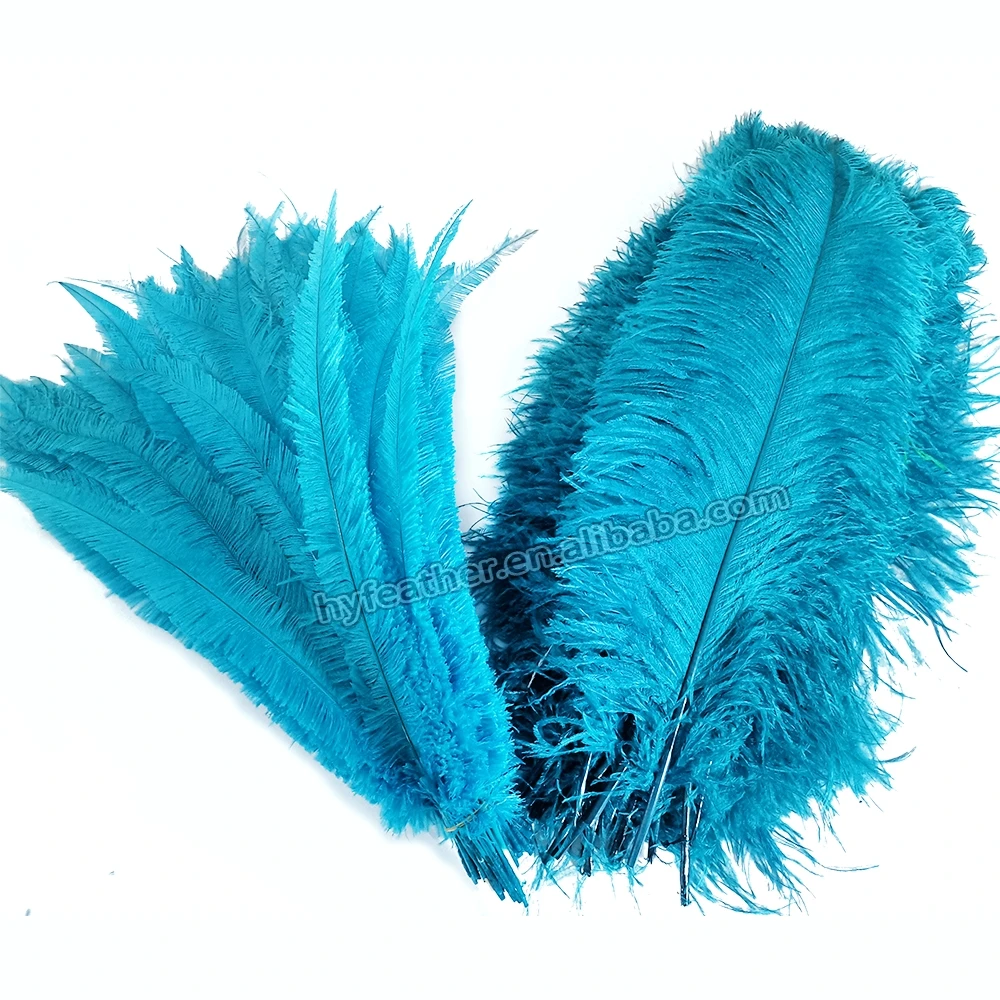 Wholesale 20-22 inch Red Black Purple Pink Fluffy Feathers Wedding Decor Centerpieces Large White Ostrich Feather for sale Party
