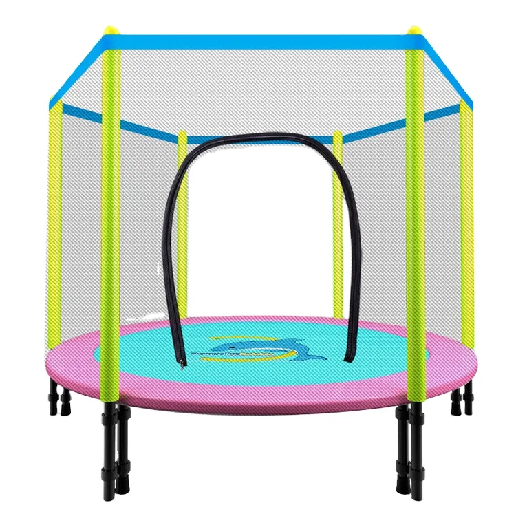 Детские батуты для фитнеса маленький батут детей открытый парк прыжков банджи-траполи