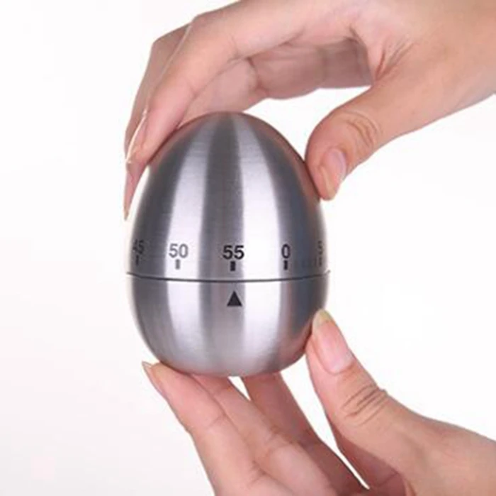 Wholesales kitchen accessories stainless cute egg timer with custom logo ,kitchen timer .