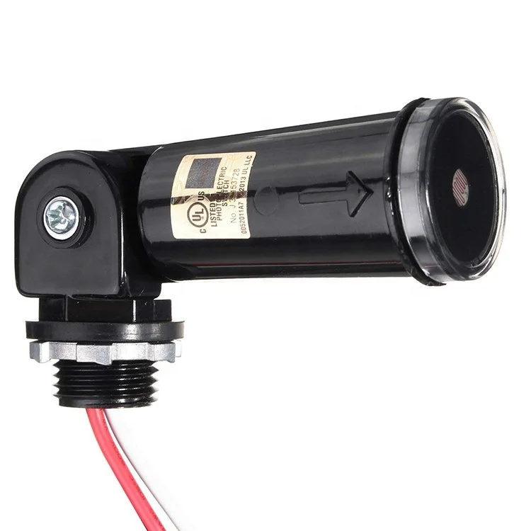 LED Swivel Mount Photo Control 120-277V Dusk to Dawn Photocell Sensor, Photocell for Wall Packs