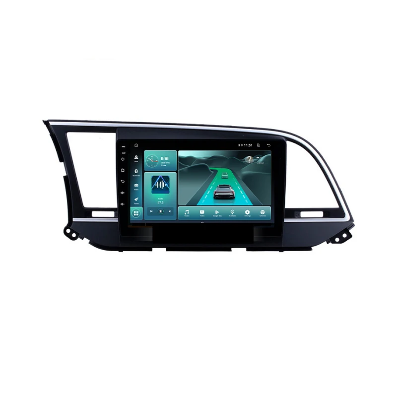 Android 12 Car Radio Touch IPS Screen Carplay 2+32GB Car Player for Hyundai Elantra LHD 2016-2018 Car Screen