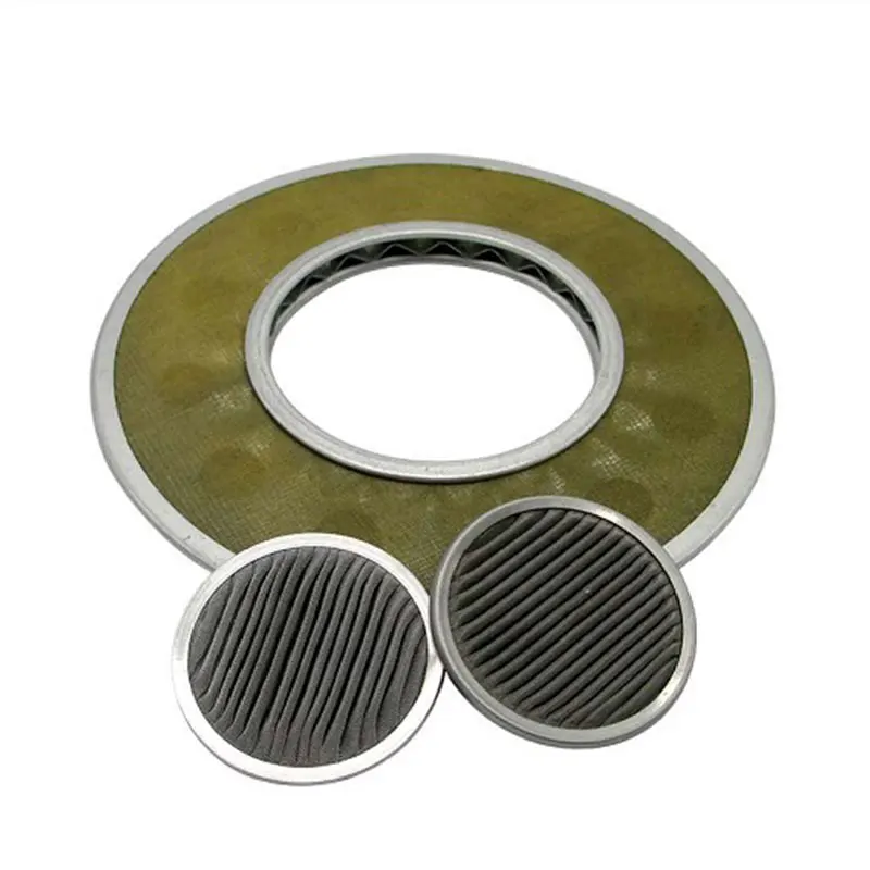1 2 micron circular metal screen stainless steel filter multi-layer pond filter wire mesh disc