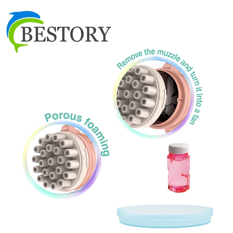 new summer soap water guy toy 23 holes Automatic Bubble Gun electric Shooter Party Air Blowing Bubble Machine