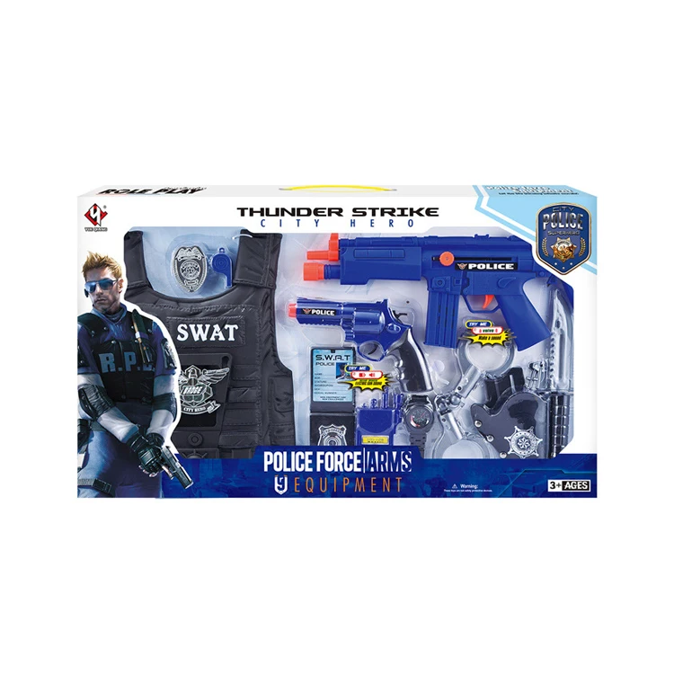 Детский фестиваль ролевые игры Полицейский набор униформа наряд Играйте в полицейские костюмы полицейская игрушка детский полицейский