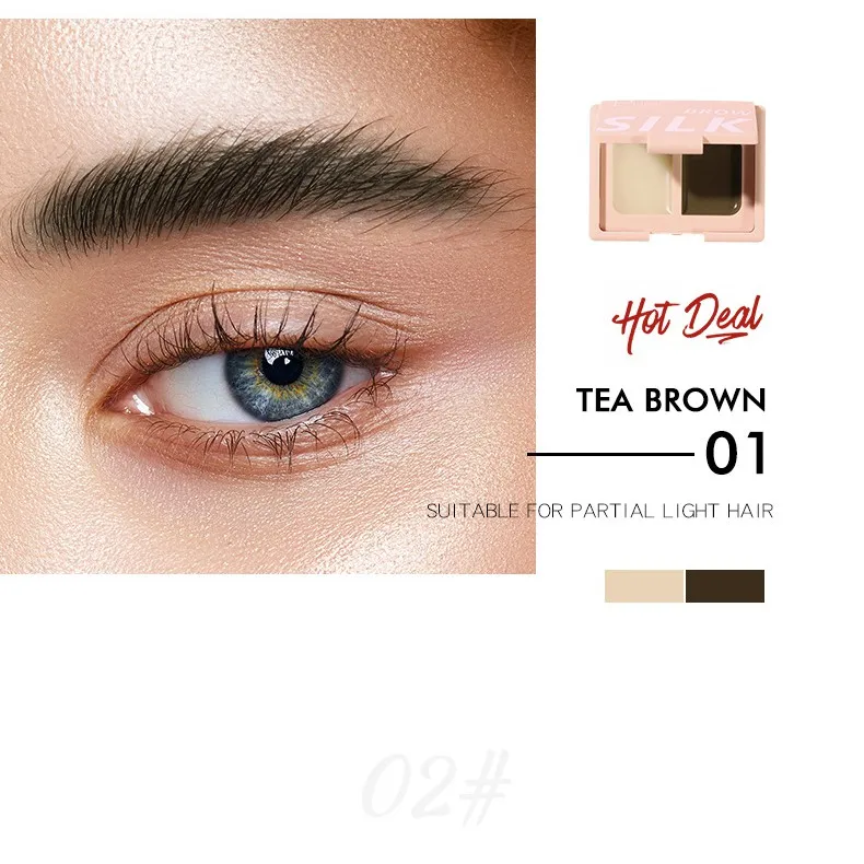 
3 Colors Wild Eyebrow Soap Long Lasting Waterproof Eyelash Eyebrow Soap 