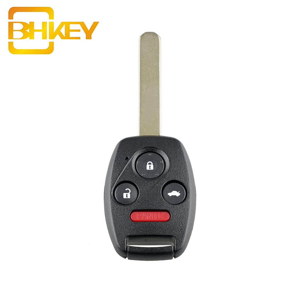 3+1 Buttons 313.8Mhz OUCG8D-380H-A ID46/7936 Chip Keyless Fob Entry Car Remote Key For Honda Accord 2003-2007 Auto Parts