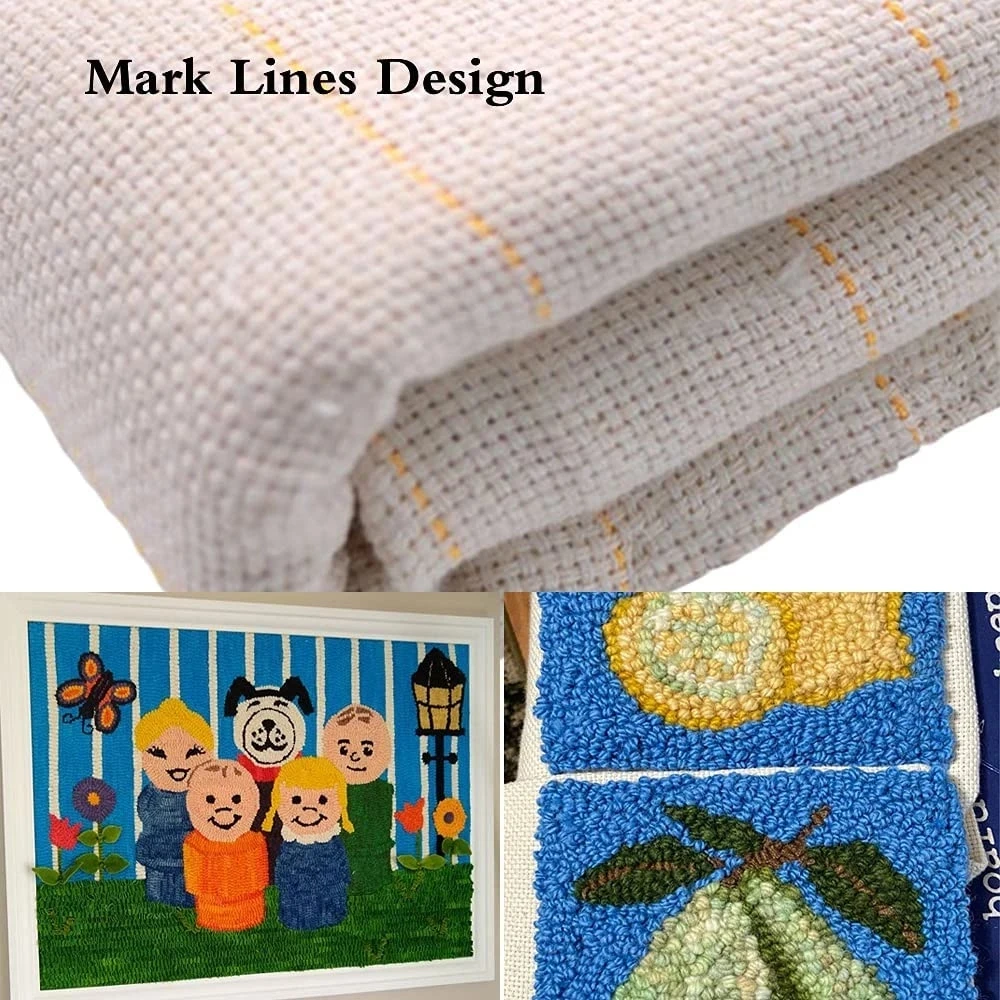 1*5M/1.5*4M Primary Tufting Cloth Backing Fabric for Carpet Weaving Knitting Material Rug Tufting Gun Embroidery Fabric