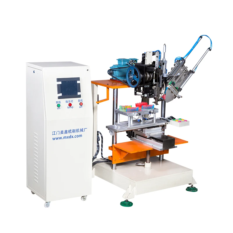 High Quality Automatic 2 Axis Making Brush Flat Handle Machine for Making Brushes