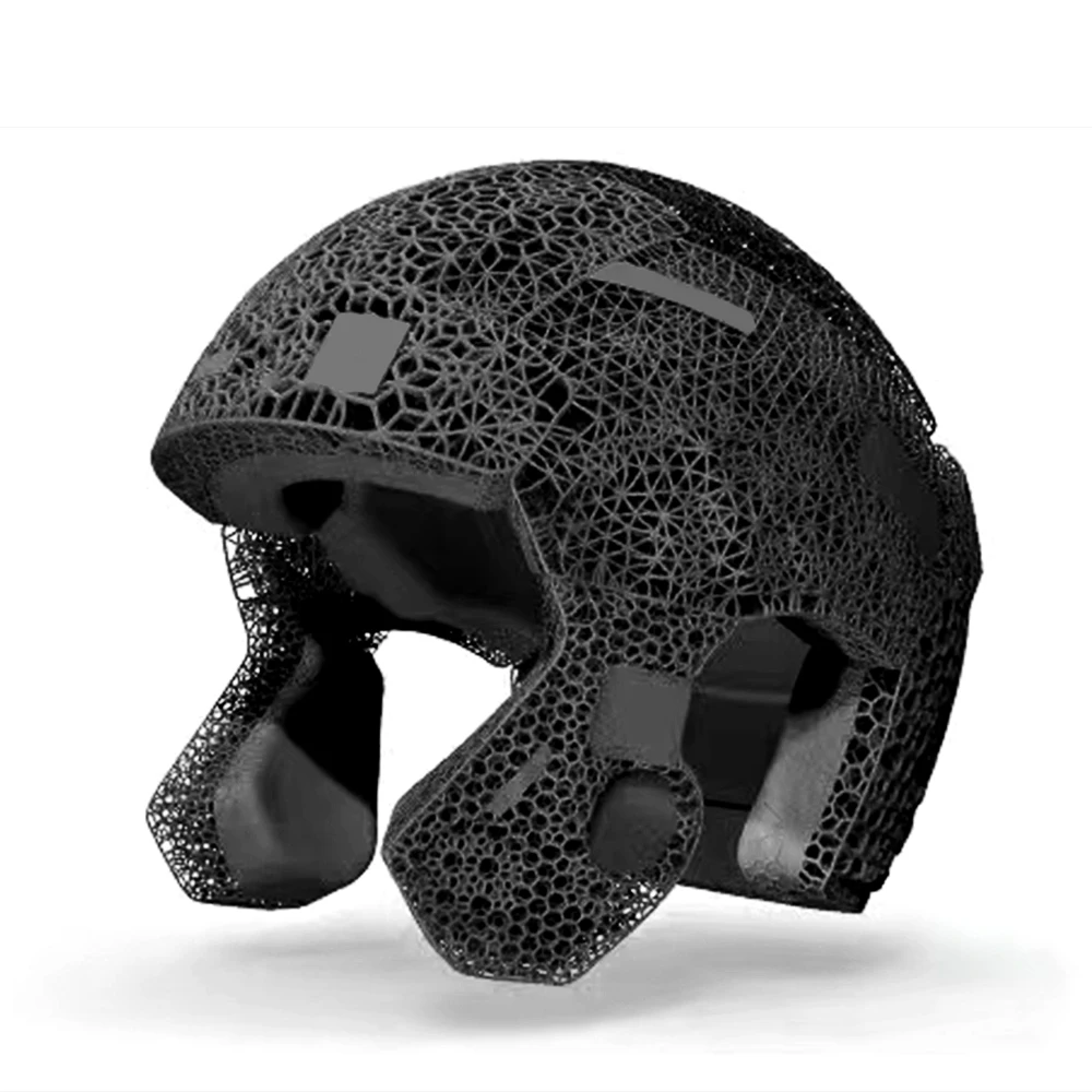 Высокопрочная высокоточная технология SLS MJF черная нейлоновая 3D печать