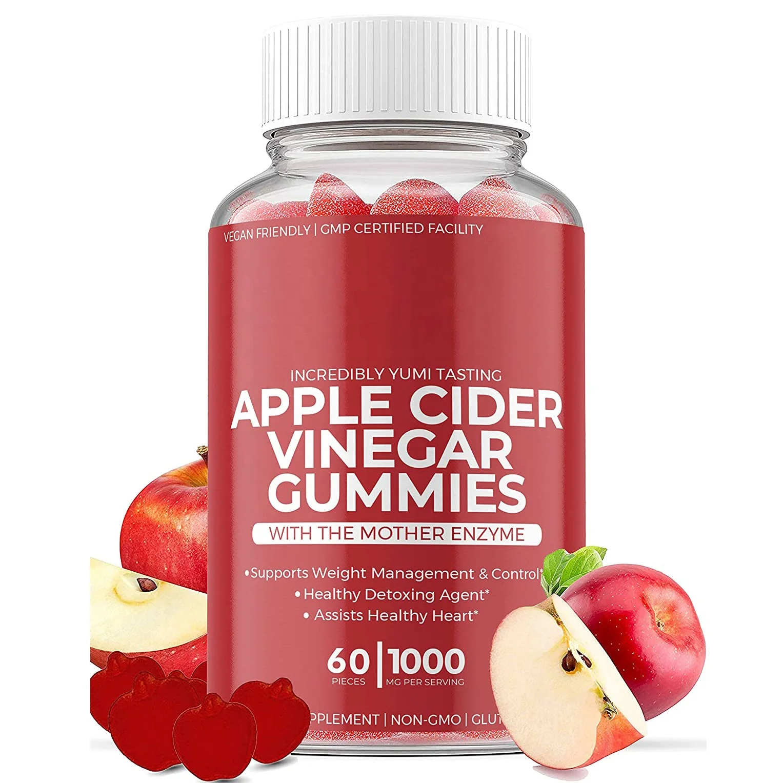 Private Label Apple Cider Vinegar Gummies Slimming Gummy Apple Cider Vinegar Gummies