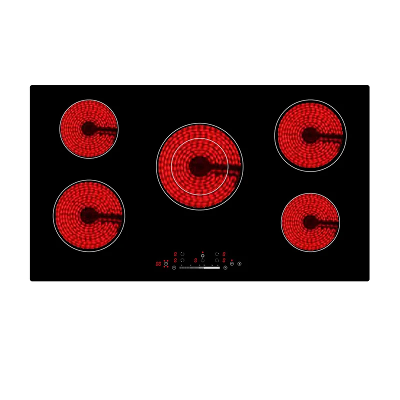 90cm Middle East Halogen 5 Zone Hot Plate Vitro Ceramic Cooker