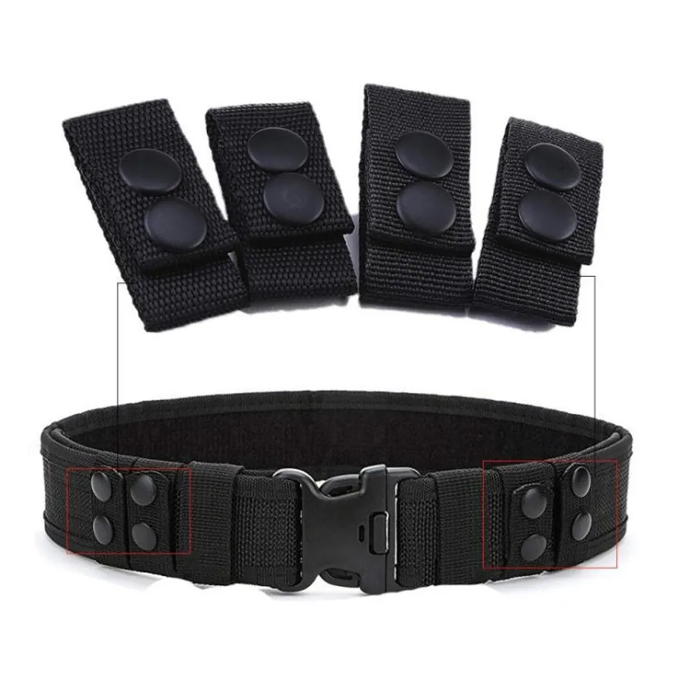 wholesale custom Outdoor Tactical Nylon Duty Belt Keeper with Double Snaps Belt Loop Keeper for Belt Accessories