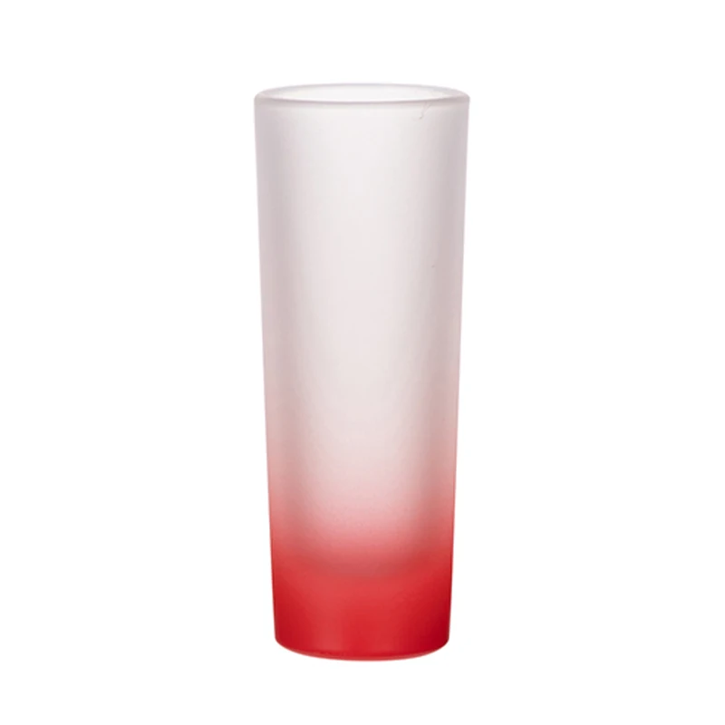 Sublimation Frosted Base Shot Glasses 3 Oz Tall Glass For Whiskey Tequila Vodka Shot Glasses Gift