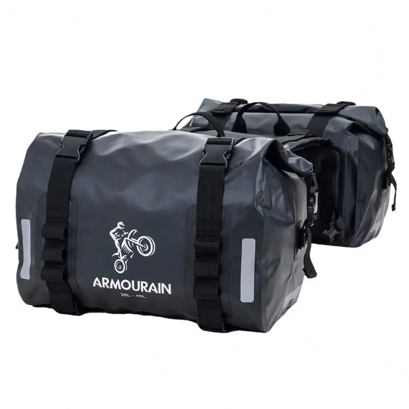 40L Motorcycle Accessories Travel Saddle Bag Waterproof Motorcycle Helmet Bag Tank Bag