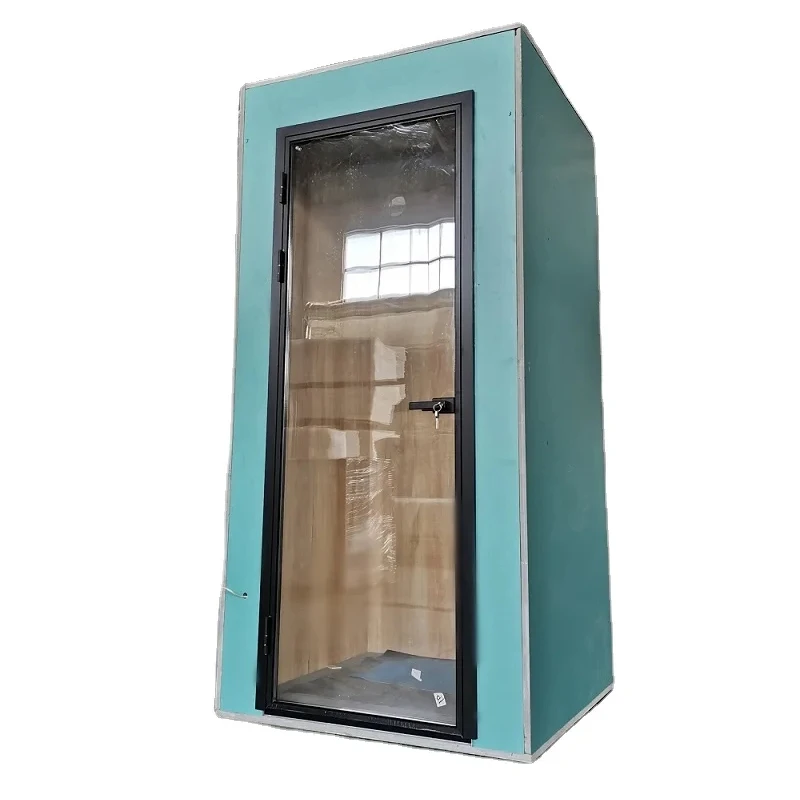 Stand alone meeting pod in private space soundproof booth portable office for work