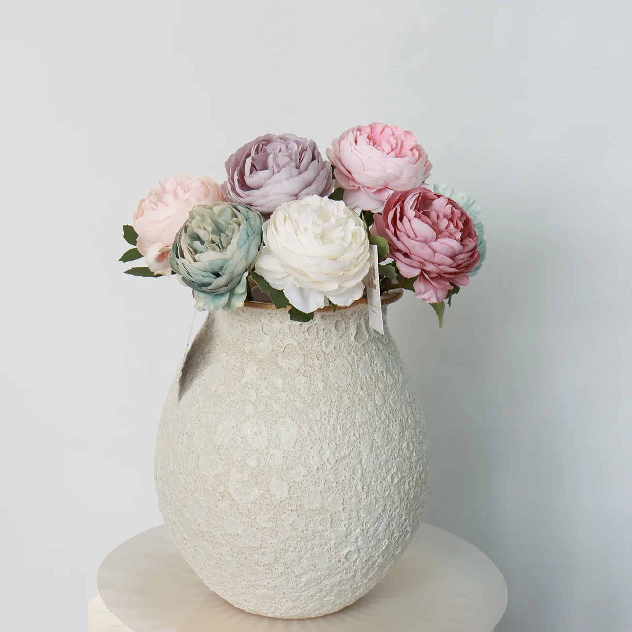 TG065 Wedding Home Decoration Flower Rose Single Tea Rose Poney Home Decoration Wedding Props Hand Bouquet Camellia