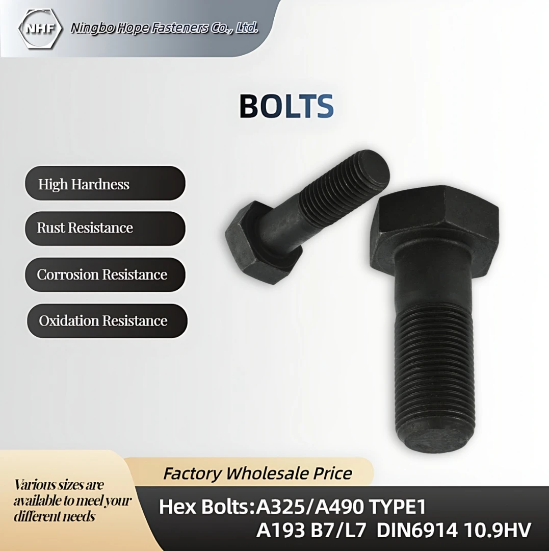 ASTM A325 Type 1 Heavy Hex Structural Bolts