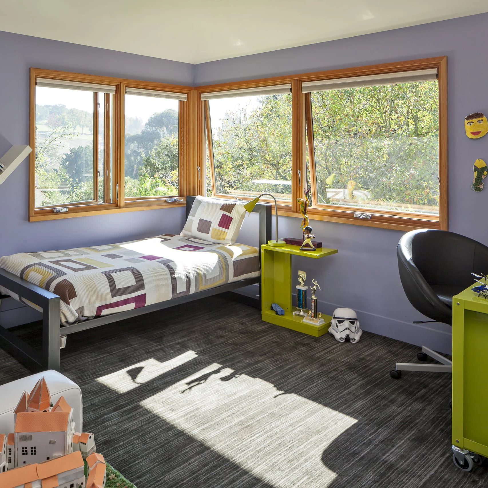 Hot Sale Modern Design Manual Double Glazed Lowe Aluminum Awning Window Villa Home Swing Open Style Soundproof Stainless Steel