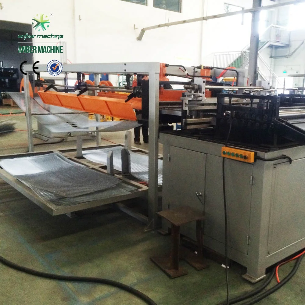 
V groove expanded diamond metal lath machine 