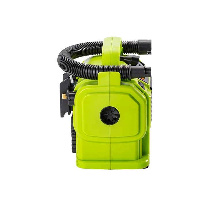 Three Power Source 18v Li-Ion 12V DC & Home 110-240V AC Tire Inflator Car Air Compressor Air Pump Car