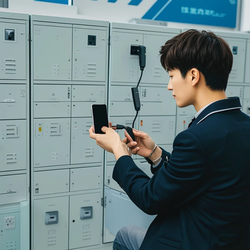 Oem Customized Tablet Storage Cabinet Mobile Phone Charging Station Locker Smartphone Locker for Stuff Use