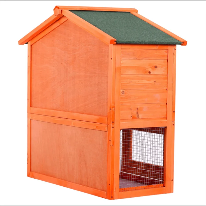 Jaalex Wholesale Cheap Wooden Waterproof Rabbits Cages Outdoor Egg Laying Chicken Coop With Cover For Sale