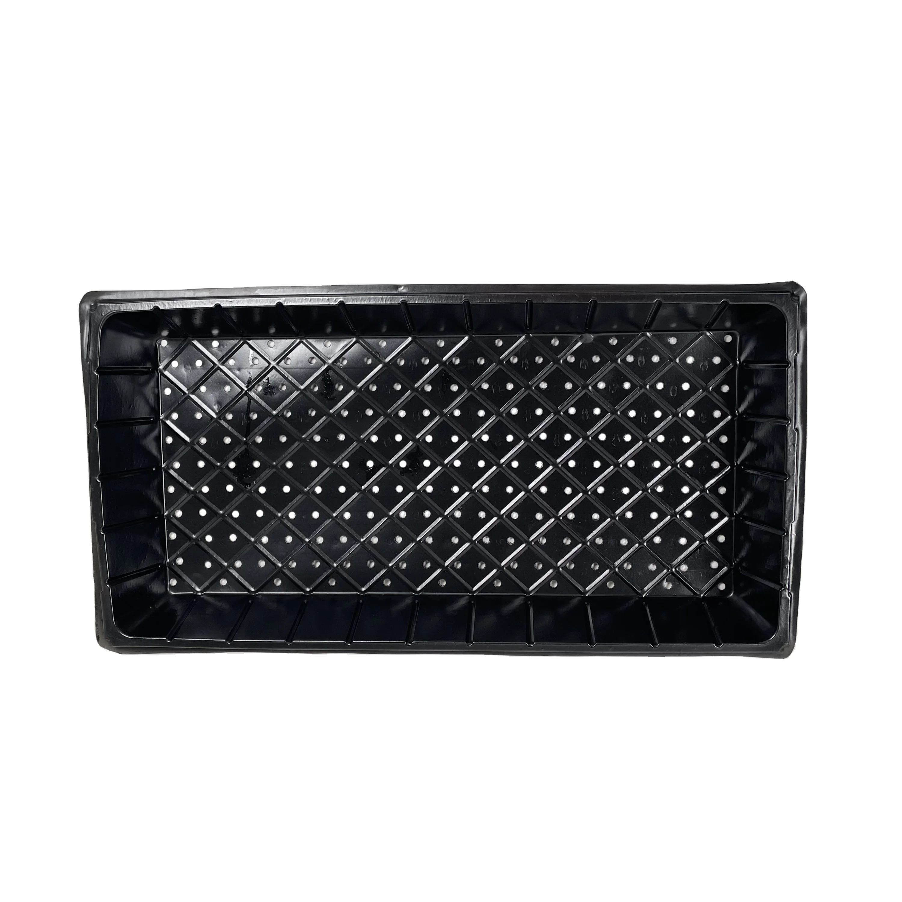 direct supply supplier  plastic seedling nursery plant trays for agricultural use black seed tray
