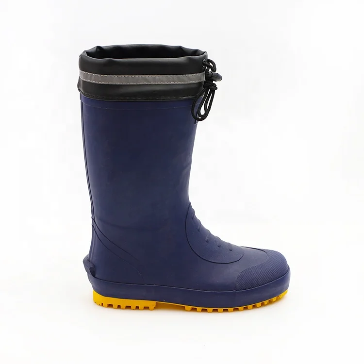
Working Shoes Manufacturers customizable color and steel toe black wholesale mens rain boots 