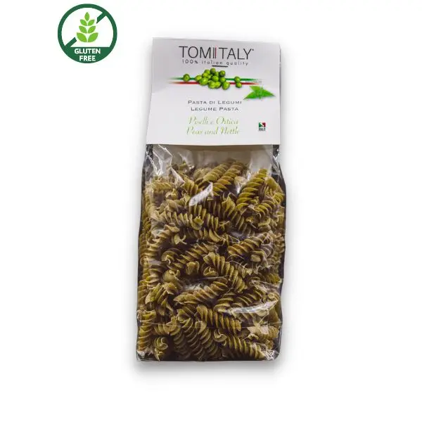Высококачественные итальянские Безглютеновые бобовые макароны горох и крапива 250 г для